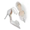 Zapatos de Boda para Mujer, Correas de Perlas, Zapatos de Cristal con Lentejuelas de Alta Gama, Tacones Altos Franceses Plateados, Tacones Altos, Zapatos de Boda que No Cansan los Pies