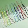 Cordão Multifuncional de Poliéster para Celular, Chaveiro USB, Pingente de Corrente para Celular, Acessórios de Material para Joias Artesanais DIY com Contas