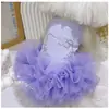 Falda con Tirantes para Perro Fresca Delgada Maltés Yorkshire Princesa Ballet Falda Abullonada Perro Pequeño Falda de Gasa