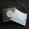 8* 8cm Paño de Pulir Plata Empaquetado Individualmente Terciopelo de Doble Cara Microfibra Joyería Gamuza Fabricante Mayorista Antioxidante