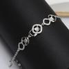 Pulsera de Flores de Plata S925 con Accesorios de Perlas DIY para Mujer Moda Europea y Americana Pulsera de Cuentas de Pan Joyería Semiterminada Moderna 525