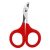 Cortaúñas para gatos, cortaúñas para mascotas, cortaúñas para conejos y gatos, cortaúñas rojo pequeño para principiantes.