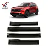 Adecuado para 26 modelos de coches Mazda CX-5 modificados, tiras protectoras de umbral de bienvenida interiores y exteriores, pedales protectores de acero inoxidable