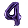 Globo digital de aluminio grande de 40 pulgadas independiente transfronterizo versión de EE. UU. cuerpo delgado Globo digital Decoración de fiesta de Amazon