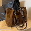 Bolsa Retro Fosca para Mulheres, Grande Capacidade, Nova Bolsa de Ombro Versátil Outono/Inverno 2026, Bolsa Tote Casual para o Dia a Dia e Trabalho