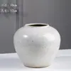 Entrada Vaso Antigo Retrô Decorativo Flor Cerâmica Artesanato Vaso de Porcelana Arranjo de Flores Bancada Ornamentos Pote de Cerâmica Vaso de Flores Antigo