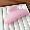 Tendencia de Moda Pasador de Pelo Semicircular Estampado de Leopardo Pinza de Tiburón para la Parte Trasera de la Cabeza Pinza de Garra a la Moda Accesorio para Moño Grande Tocado