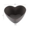 Tazón en forma de corazón de lote de fábrica Tazón Love para huevo al vapor Tazón de postre para ensalada de color caramelo Lindo tazón para pastel y bocadillos