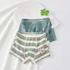 Ropa interior para niños tipo algodón puro A Algodón Niños Niños Estudiantes de secundaria Niños medianos y grandes Calzoncillos tipo bóxer para niños Venta al por mayor