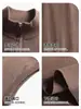 Chaleco de Punto con Cuello Alto y Cremallera para Hombre Estilo Old Money Primavera y Otoño Suéter sin Mangas de Canalé Chaleco Chaqueta Exterior Casual Hombre