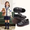 Mocasines para niñas, zapatos de piel 2026, estilo nuevo de otoño para niños, zapatos sencillos retro de suela blanda para niños de preescolar