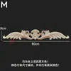 Dongyang Tallado en Madera Estilo Europeo Calcomanía Accesorios para Muebles Flores para Puertas de Madera Tallado Fino Calcomanías para Puertas de Gabinete Flores para Cabeceras Calcomanías de Madera Maciza Decoración