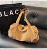 Bolsa Casual de Lona Transfronteiriça Bolsa para Viagem de Curta Distância Bolsa Esportiva de Fitness de Grande Capacidade Bolsa Duffel Versátil para Mão e Ombro
