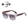 Gafas de Sol de Estilo Nuevo y Moderno Transfronterizas Europeas y Americanas, Gafas de Sol para Hombres, Gama Alta, Anti-UV, Protección Solar