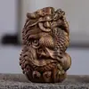 Venda Direta do Fabricante da Fonte: Sandália Verde Esculpida Finamente Doze Signos do Zodíaco Ornamentos Criativos para Animais de Chá, Pequenos Ornamentos Fofos do Zodíaco