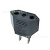 Tomada de Energia AC Pequena Adaptador Padrão Europeu Padrão Americano Plug de Conversão Padrão Europeu Plug de Dois Furos Padrão Europeu 6A