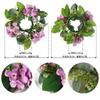 Venta caliente directa de fábrica transfronteriza candelabro de hortensia eucalipto corona pequeña planta verde simulación decoraciones de boda interiores
