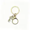 Chave de Metal com Fecho Lagosta Liga de Zinco Acessórios para Chaveiro Fabricante Atacado Ferramentas DIY Acessórios para Pingente de Chaveiro