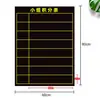 Versão chinesa e inglesa gráfico de pontos de grupo magnético rosto sorridente elogio grande flor vermelha ímã quadro magnético quadro branco magnético
