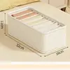 Caja de Almacenamiento para Ropa Interior, Calcetines, Acabado de Algodón y Lino Tianshan de Lujo Ligero para Amazon Transfronterizo, Cajón, Armario, Almacenamiento, Acabado
