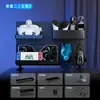 Sala de eSports Textura de Fibra de Carbono Plástico Tablero Perforado Accesorios DIY Estante de Almacenamiento Montado en Pared Sin Taladro Estante de Almacenamiento de Gama Alta
