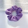 Scrunchie Fofo Estilo JK Acadêmico Coreano, Elástico de Cabelo para Meninas, Acessório de Cabelo