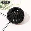 Anillo para el pelo de Nido de Pájaro Coreano Retorcedor de pelo Pasador perezoso Cabeza de bola Atar coleta alta Pasador de fijación especial Pinza telescópica