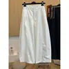 Pantalones Casuales de Pierna Ancha para Mujer 2026 Nuevo Verano Cintura Alta Adelgazantes Tallas Grandes Petite Simples Holgados Pantalones de Nueve Puntos Curvos