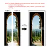 Pegatinas de puerta autoadhesivas removibles, pegatinas de pared para el hogar impermeables, pegatinas para casa de alquiler, entrega directa del fabricante para renovación de casa de alquiler