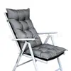 Cojín para sillón reclinable de tela cepillada TEMU Amazon transfronterizo, silla de respaldo alto impermeable, cojín para silla plegable de patio de una pieza para sentarse a largo plazo