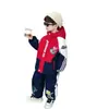 Conjunto Infantil com Forro de Fleece Outono e Inverno 2026 Novo à Prova de Vento Roupa Infantil Ultraman Roupa de Inverno Jaqueta Infantil Vestuário Infantil