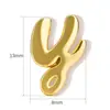 Superficie de Espejo de Cobre Nueva Transfronteriza Colgante de 26 Letras Inglesas Collar Pulsera Pendientes DIY Accesorios Simples Versátiles