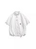 Camisa de Manga Corta Fina de Verano para Hombre 2024 Nuevo Estilo Chino Botón Estilo Chino Más Fácil de Combinar Cuadros Holgada Casual