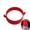 Anel de Corrente para Cone de Estrada de PVC Fivela Gancho Vermelho Anel de Conexão de Plástico Anel de Cone 8mm Anel de Cone de Estrada