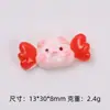 Cerdo Volador Lindo Dibujo Animado Creativo Hecho a Mano DIY Accesorios para Joyería Pegamento de Crema Resina Piezas Pequeñas Materiales Venta al Por Mayor