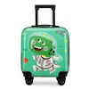 Nueva Maleta de Carrito de Dibujos Animados para Niños y Niñas, Maleta de Equipaje Registrado Gratis, Maleta de Cabina de 18 pulgadas