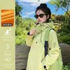 Chaqueta Casual 3 en 1 Resistente al Viento, Impermeable y Cálida Estilo Luo Tuo para Mujeres y Hombres, Adecuada para Tallas Pequeñas, Súper Elegante