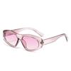 Gafas de sol ovaladas de moda casual de tendencia 2024 para viajes, fiestas y paseos, para hombres y mujeres.