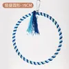 Juguetes de Cuerda de Algodón de Colores para Pájaros, Cuerda de Trepar de Color Degradado, Anillos Columpios y Suministros de Juego para Masticar para Periquitos, Agapornis y Cacatuas