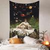 Decoração de Quarto Estilo Coreano Tapeçaria de Natal Decoração de Parede Tecido para Pendurar na Parede ao Lado da Cama Estilo Ins Tecido de Fundo para Decoração de Natal
