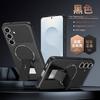 Adequado para Samsung S25Fe Capa Magnética de Fibra de Carbono Product Shield S24U Suporte A17 Capa Anti-Queda A26 Cobertura Total A15