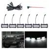 Adecuado para Jeep Wrangler Jl Modelos 18-23 Parrilla Especial Luz Amarilla Pequeña App Colorida Rgb Luz Diurna