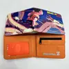 Dragon Ball Super Universo Z Animação Periférico Dragon Ball Goku carteira de PU Masculina e Feminina Curta Horizontal Estudante Super Multiestilo