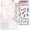 Amazon Transfronterizo Planificador A6 Cuaderno de Hojas Sueltas Libro de Presupuesto Libro de Ahorro de Dinero Libro de Contabilidad de Efectivo de Cuero PU En Stock