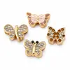 Colgante Mariposa Doble Agujero Diverso DIY Collar Pulsera Encanto Accesorios de Joyería Venta Directa de Fábrica Lote Mixto Transfronterizo