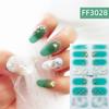FF Gel sin Hornear 5D Pegatinas para Uñas Pegatinas para Uñas Completas Estilo Japonés y Coreano Impermeables Pegatinas para Uñas Imitación Diamante Pegatinas de Esmalte de Uñas