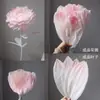 Producto Terminado Pétalos y Hojas, Centro de Flor de Peonía Gigante, Material de Algodón Leche, Producto Semi-Terminado, Arte de Flor de Papel Grande Hecha a Mano para DIY