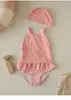 Traje de Baño para Niñas, Traje de Baño de una Pieza para Niñas de 0 a 8 Años, Estilo Chaleco, Ropa de Playa para Bebés, Aguas Termales, Vacaciones en la Costa, Al por Mayor en Stock