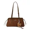 Bolso Boston Casual Estilo Coreano para Mujer 2025 Otoño Nuevo Estilo Color Contrastante Lujo Accesible Bolso de Hombro Único