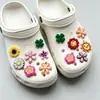 Serie de Plantas y Flores Charms para Zapatos Accesorios Goma Suave de PVC Clips de Decoración para Zapatos Venta al por Mayor en Stock